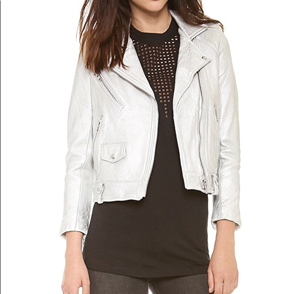 Iro ebya leather jacket size 34 XS